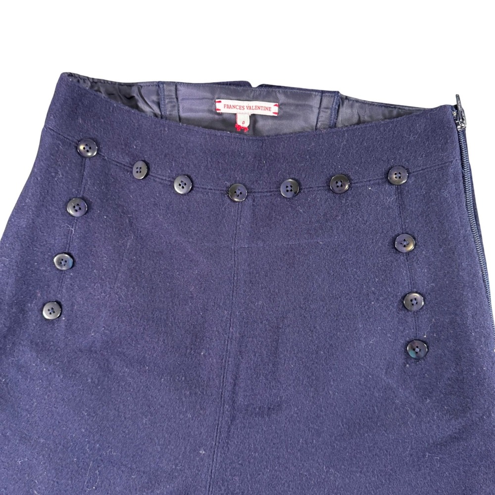 Frances Valentine Wool Sailor Pants 0 Coastal Grandmother Chic Preppy Yacht Club